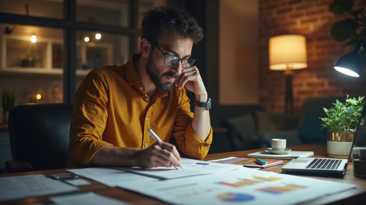 Empresário construindo valor e posicionamento de marca antes de investir em anúncios